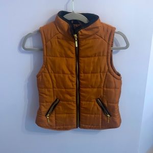 Girls Brown vest from Dillards